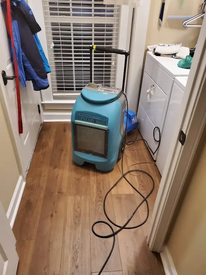 Commercial dehumidifier deployed for Flood Damage Cleanup in Rincon