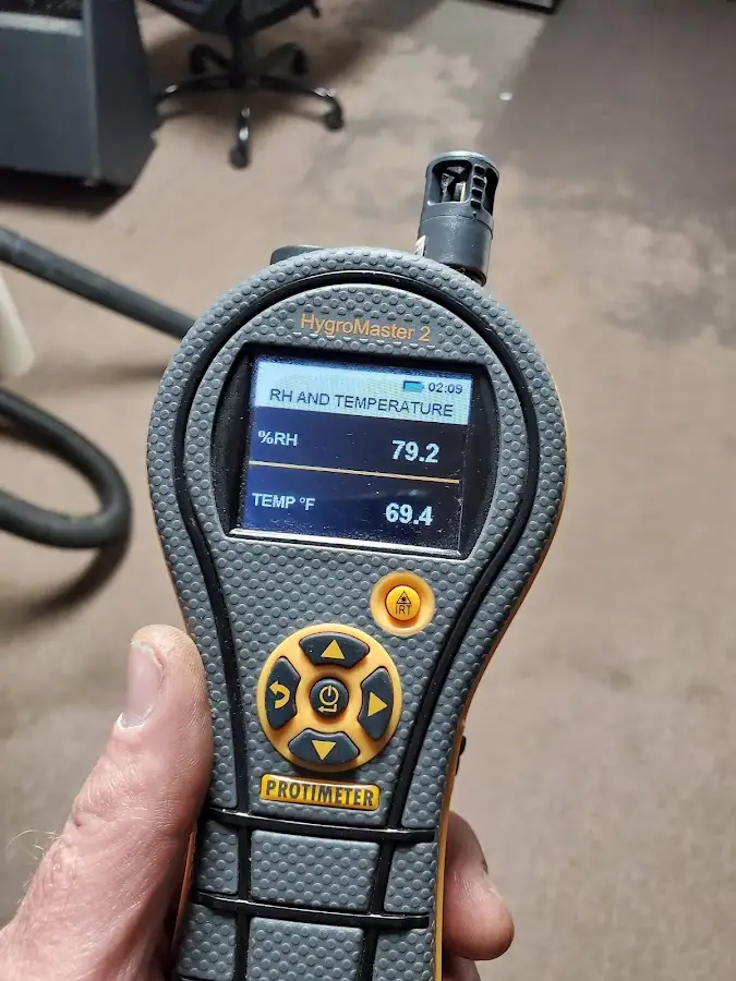 Moisture meter humidity assessment for Fire & Smoke Damage Restoration in Rincon